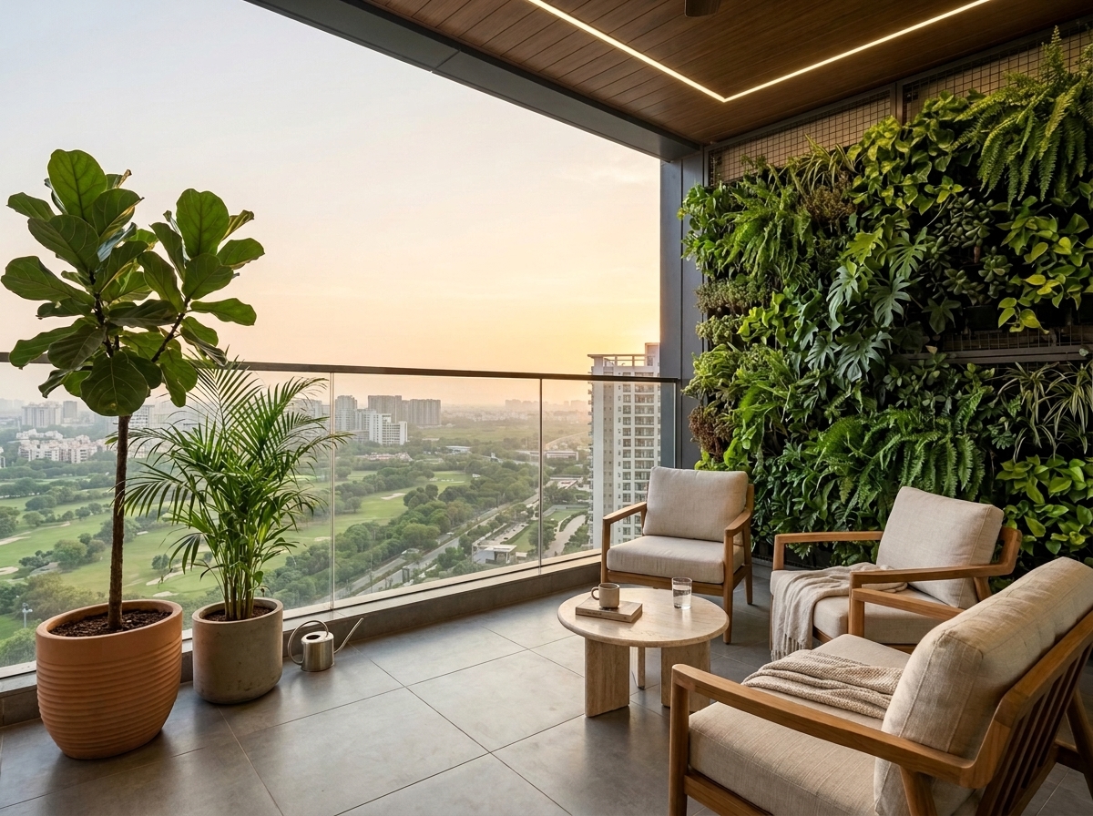 Balcony garden photograph